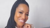 Joselyn Dumas Makes A One-Shoulder Tank Top Look Chic