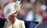 Kate Middleton Was Draped in a Yellow Alexander McQueen Coat Dress at Trooping the Color