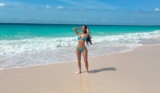 Kim Kardashian Just Want You to Know Turquoise Bikini is Both Sexy and Fabulous