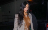 Kim Kardashian Wore A Clear Plastic Dress That Mom Would Never Approve