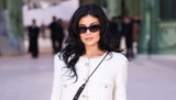 Kylie Jenner Puts a Sexy Spin in a White Tweed at Chanel’s Haute Couture Show