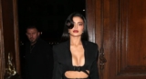 Kylie Jenner Brings Out Her Hotness in a Bondage-Inspired Dress in Paris