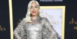 Lady Gaga Was Dripping In Silver At Her A Star Is Born Premiere