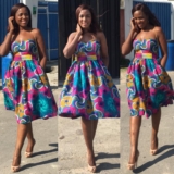 We’re Loving Linda Ikeji’s Fresh Take on the Ankara Dress