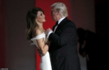 Melania Trump Wore A Dreamy White Gown For Her Inaugural Ball