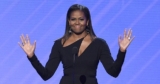 Michelle Obama Stuns in Dress with Cute Neckline