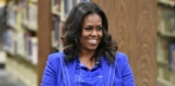 Michelle Obama Looks Too Good In A Blue Suit