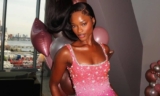 Model Mayowa Nicholas Celebrates Her Big 25th Birthday in a Pink Mini Dress
