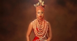 Nancy Isime Stuns In Edo Traditional Attire For The Voice Nigeria Season 3 Finale