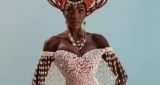 This Stunning Cowrie Dress Worn By Miss Côte d’Ivoire, Olivia Yace, Is Going Viral For All The Right Reasons