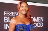 Osas Ighodaro Was Pretty in Blue at the Essence Black Women in Hollywood Awards