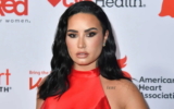Demi Lovato Exudes Elegance in a Billowing Gown at the Go Red for Women Concert