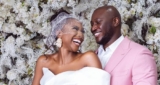 Ini Dima-Okojie Wears a Pristine White Two-Piece for Her Civil Wedding