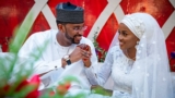 Nigerian President’s Daughter Wore A Simple Wedding Gown On Her Wedding Day