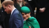 Meghan Markle Wraps It Up In Green At Commonwealth Day Service