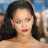 Rihanna Dipped Herself In Silver After That Romantic All-Red Gown
