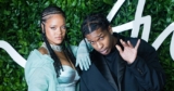 Rihanna and A$AP Rocky Twin in Matching Leather Outfits for a Dinner Date