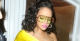 Rihanna Wore A Bright Yellow Outfit For Fenty Beauty Launch In London
