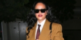 Rihanna Keeps it Business Professional in a Mismatched Pantsuit for Her 37th Birthday