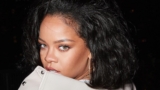 Rihanna Declares Her New Year Resolution While Posing in a Shiny Bikini