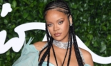Rihanna Stunned In A Green Satin Fenty Dress At The 2019 British Fashion Awards