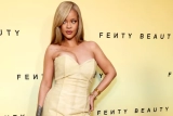 Rihanna Matched Her Strapless Dress to Her Hair at the LA Fenty Beauty Event