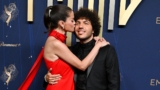 Selena Gomez and Benny Blanco Makes a Cute Couple on the 2025 Emmys Red Carpet