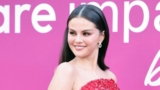 Selena Gomez Radiates Glamour in a Red Jeweled Gown at the Rare Impact Fund Benefit