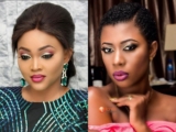 Mercy Aigbe & Selorm Galley-Fiawoo Tests Out Juliet Ibrahim’s Lashes