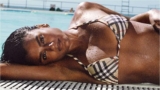 Simone Ashley Stuns in Skimpy Bikinis for Burberry x Hunza G Swimwear Collection 2026