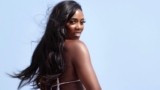 Tiwa Savage Teases Her New Video Album In A Sexy White Swimsuit