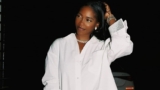 Tiwa Savage Revives the White-Button Shirt in an All-White Outfit
