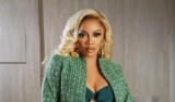 Toke Makinwa’s Gold Blonde Wig Is Ticking All the Right Boxes