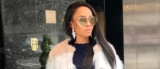 Toke Makinwa Steps Out In Fur Jacket Like A Boss