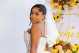 Nigerian Fashion Designer Veekee James Designed Her Own Bridal Shower Dress and it’s Gorgeous