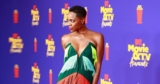 Yvonne Orji Shines In A Rainbow Dress At The 2021 MTV Movie and TV Awards