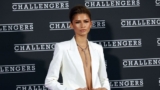 Zendaya Pulled Off an All-White Look in a Fitted Blazer for “Challengers” Premiere in Rome