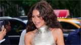 Zendaya Arrived on ‘The Tonight Show’ in a Regal Gold Jitrois Dress